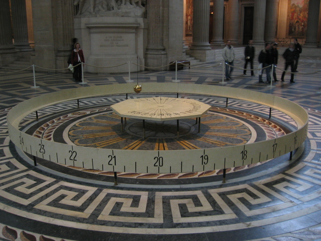 Pendule de Foucault du Panthéon de Paris (Source : Wikimedia common)
