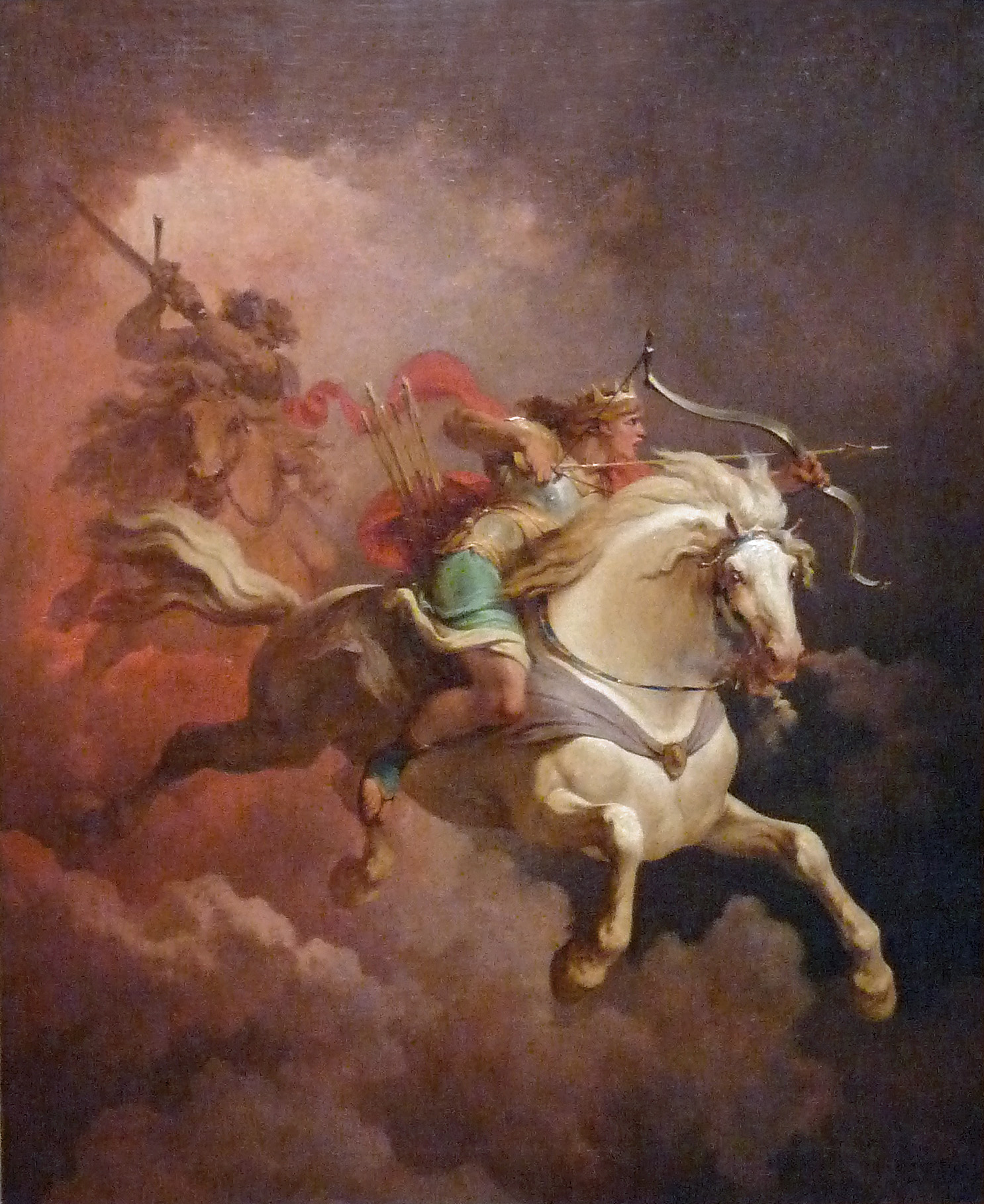 Loutherbourg L'Ouverture du deuxième sceau (Source : Wikimedia Commons)