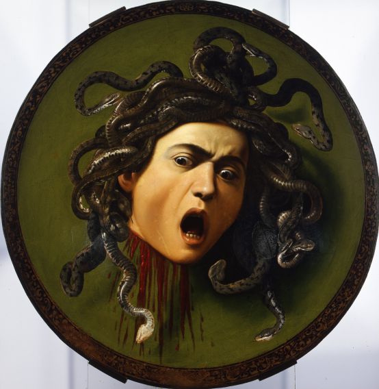 Méduse par Caravaggio [Public domain], via Wikimedia Commons
