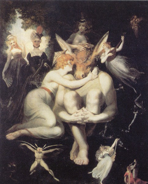 Titania et oberon par Fuseli (Souce : Wikimedia Commons)