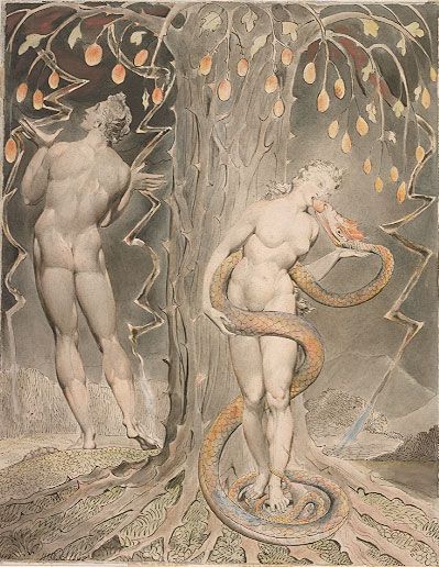 "Adam et Eve" par William Blake (Source Wikimedia Commond)