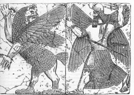 Marduk contre Tiamat (Source : Wikimedia commons)
