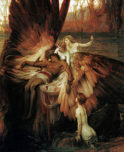 Lament for Icarus par Herbert Draper [Public domain], via Wikimedia Commons